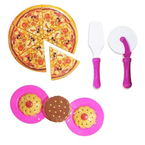 Imagen de Pizza juguete con accesorios