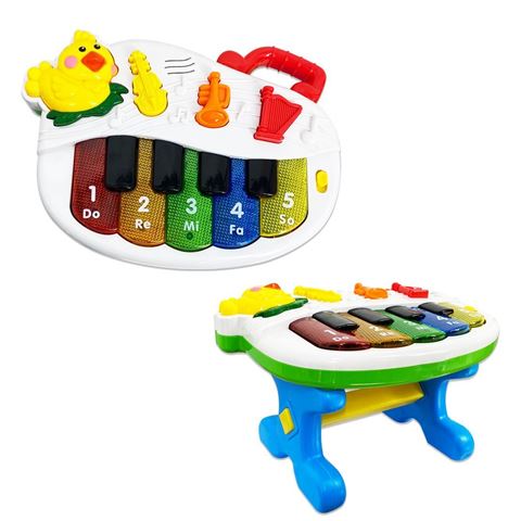 Imagen de Piano con luz y sonido Juguete Instrumento Musical Niño Niña