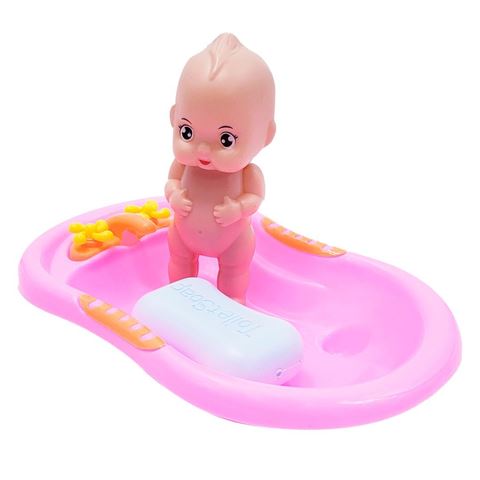 Imagen de Bañera con bebé y jabón