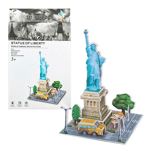 Imagen de Puzzle monumentos 3d