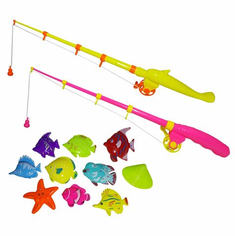 Imagen de Juego de pesca con  2 cañas  y accesorios