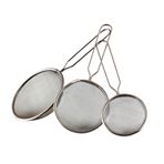 Imagen de Set Coladores de metal 3 unidades 8"/10"/12"