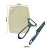 Imagen de Set Cocina tabla cuchillo rebanador pelador