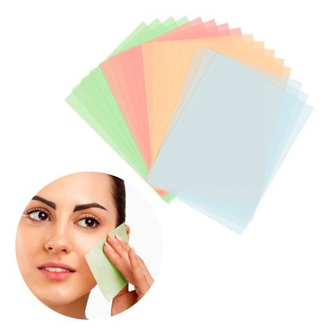 Imagen de Papel absorbente limpieza facial - Pre y post maquillaje.