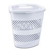 Imagen de Canasto plástico calado con tapa Ideal para ropa