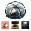 Imagen de Plafón Tortuga Para Exterior Redondo Con Protección negro