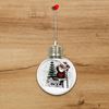 Imagen de Adorno navidad colgante en lámpara con luz