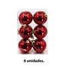Imagen de bola esfera decorada navidad 6 unidades