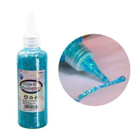 Imagen de Cascola con glitter fluo 120 ml