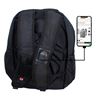 Imagen de Mochila negra para computadora  con puerto USB