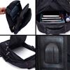 Imagen de Mochila negra para computadora  con puerto USB