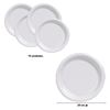 Imagen de Plato llano descartable  blanco 20 cm - 10 unidades