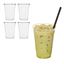 Imagen de Vasos plásticos transparentes descartables 350  ml 30 unidades