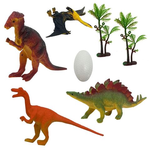 Imagen de Dinosaurios con accesorios