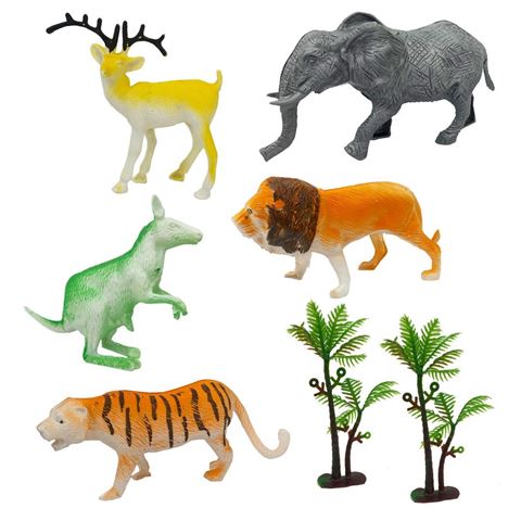 Imagen de Animales de la selva  con accesorios