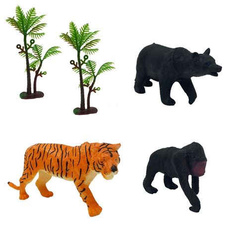 Imagen de Animales de la selva con accesorios