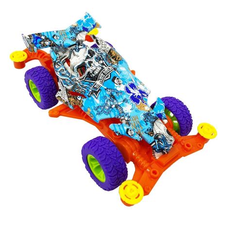 Imagen de Auto juguete de carrera multicolor