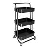 Imagen de Carrito organizador multiuso de 3 niveles con ruedas