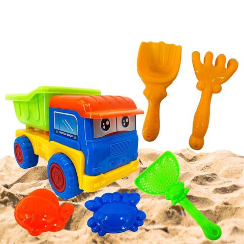 Imagen de Juego Playa Camión con volcadora + accesorios de playa