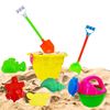 Imagen de Juego playa balde + Regadera + 2 palas + moldes
