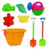 Imagen de Juego playa balde + Regadera + 2 palas + moldes