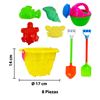 Imagen de Juego playa balde + Regadera + 2 palas + moldes