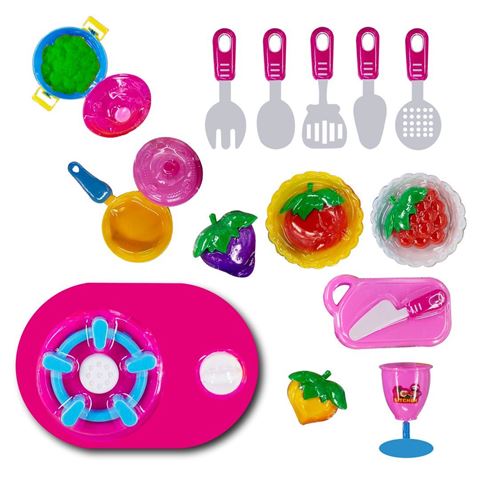 Imagen de Cocina con accesorios juguete infantil