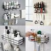 Imagen de Estante repisa organizador adhesivo de pared con ganchos
