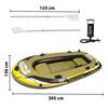 Imagen de Bote inflable con remos e inflador 4 personas (3+1)