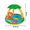 Imagen de Piscina inflable para bebé  mono palmeras