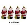 Imagen de Papa Noel  Adorno para Navidad 4 unidades