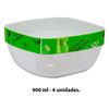 Imagen de Set De Compoteras Plásticas X 4 Unidades - 900 Ml