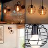Imagen de Lámpara colgante de techo jaula redonda