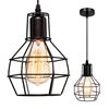 Imagen de Lámpara colgante de techo jaula hexagonal