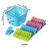 Imagen de Canasto con palillos plásticos para ropa