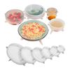Imagen de Set de tapas de silicona ajustables 6 unidades