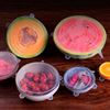 Imagen de Set de tapas de silicona ajustables 6 unidades