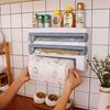 Imagen de Dispensador repisa para cocina rollo de papel - film - papel aluminio 4 en 1