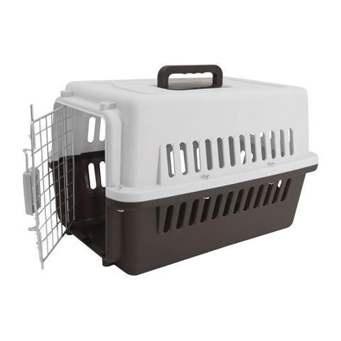 Imagen de Jaula transportadora con puerta metálica para perro o gato 6 Kg