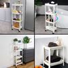 Imagen de Organizador rectangular con ruedas 4 estantes