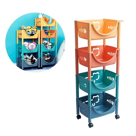 Imagen de Organizador Con Ruedas 4 Estantes