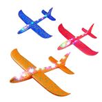 Imagen de Avión planeador desarmable con luces led