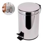 Imagen de Papelera metálica con pedal 12 Litros