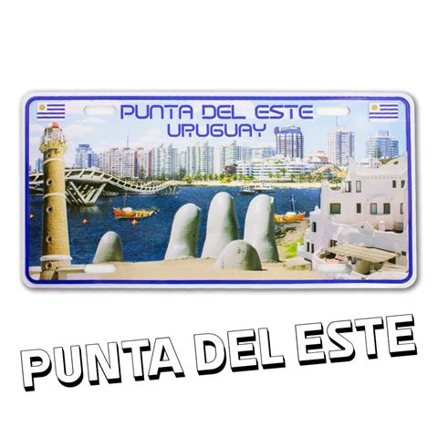 Imagen de Matricula Placa PUNTA DEL ESTE - Souvenirs Uruguay