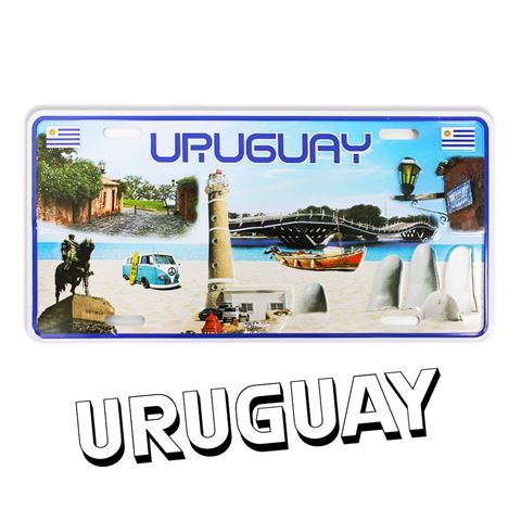 Imagen de Matricula Placa URUGUAY - Souvenirs Uruguay