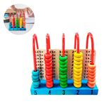 Imagen de Juego abaco colores didáctico madera