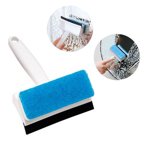 Imagen de Lampazo limpiador para vidrios con esponja manual