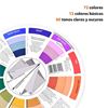 Imagen de Circulo cromático para guía de mezcla de colores