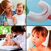 Imagen de Cepillo de dientes silicona en forma de U para bebés 360º