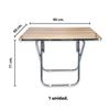Imagen de Mesa plegable rectangular 60cmx90cm
